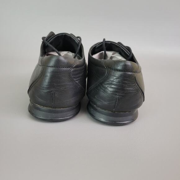 Tod's Women’s Sz 39 US 9 Lace Up Oxford Loafer Italy Made Comfort Black VTG - Picture 7 of 11